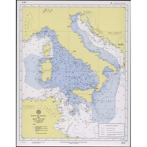 Stato dei rilievi nei mari italiani al 31 dicembre 2018